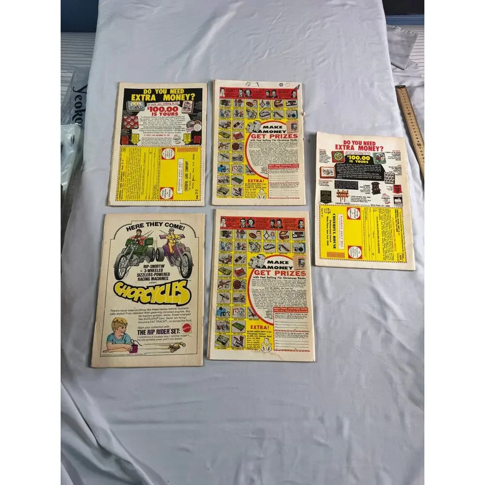 Vintage Archie Comic Book Lot of 5 1969-1973 Archie Pep Life Joke Reader Copies